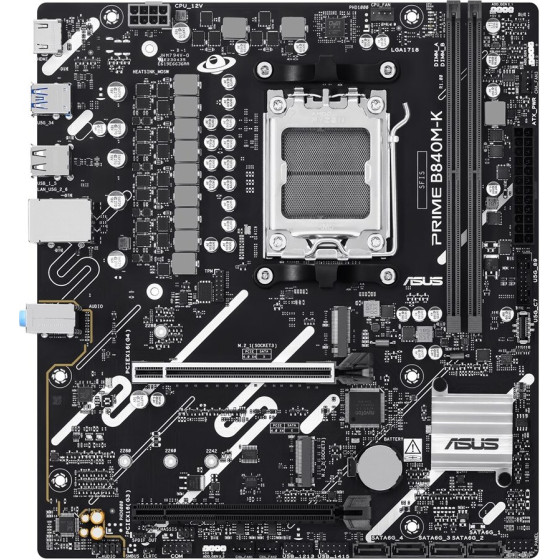 Asus Prime B840M-K Amd B840 Socket AM5 Micro Atx - (90MB1PK0-M0EAY0)