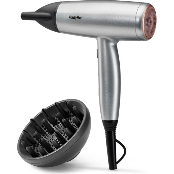 Babyliss Cosmos Hair Dryer 2100 W Satin Steel - (D580DE)