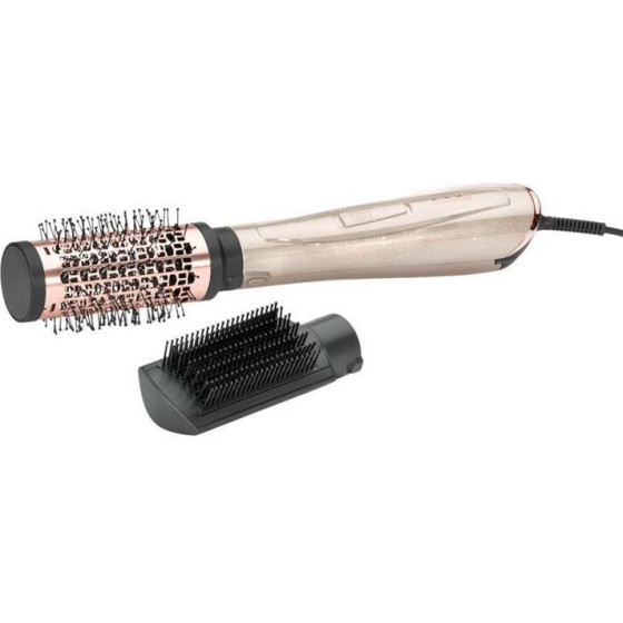 Babyliss Hair Styling Tool Straightening Brush Warm Black, Rose Gold 1000 W 2.5 m - (AS914PE)
