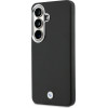 BMW Signature Pu Leather Metal Logo Magnetic Case For Samsung Galaxy S26 Black - (BMHMS26S25PFWKCSK)