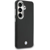 BMW Signature Pu Leather Metal Logo Magnetic Case For Samsung Galaxy S26 Black - (BMHMS26S25PFWKCSK)