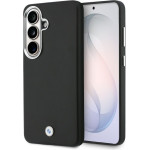 BMW Signature Pu Leather Metal Logo Magnetic Case For Samsung Galaxy S26+ Black - (BMHMS26M25PFWKCSK)