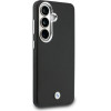 BMW Signature Pu Leather Metal Logo Magnetic Case For Samsung Galaxy S26+ Black - (BMHMS26M25PFWKCSK)