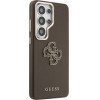 Guess Pu 4G Resin Metal Logo Case For Samsung Galaxy S26 Ultra Brown - (GUHCS26L5PS4RGGW)