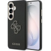 Guess Pu 4G Resin Metal Logo Case For Samsung Galaxy S26+ Black - (GUHCS26M5PS4RGGK)