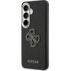 Guess Pu 4G Resin Metal Logo Case For Samsung Galaxy S26+ Black - (GUHCS26M5PS4RGGK)