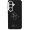 Guess Pu 4G Resin Metal Logo Case For Samsung Galaxy S26+ Black - (GUHCS26M5PS4RGGK)