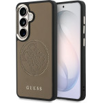 Guess Pu Perforated 4G Logo Magnetic Case For Samsung Galaxy S26 Brown - (GUHMS26S5PG4SRGW)