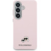 Karl Lagerfeld Grained Pu Leather K&Ch Heads Magnetic Case For Samsung Galaxy S26 Pink - (KLHMS26S6PFKCLP)