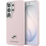 Karl Lagerfeld Grained Pu Leather K&Ch Heads Magnetic Case For Samsung Galaxy S26 Ultra Pink - (KLHMS26L6PFKCLP)