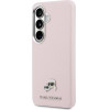 Karl Lagerfeld Grained Pu Leather K&Ch Heads Magnetic Case For Samsung Galaxy S26+ Pink - (KLHMS26M6PFKCLP)