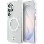 LACOSTE PC/Tpu Frosted Finish Gold Logo Magnetic Case For Samsung Galaxy S26 Ultra White - (LCHMS26LUFWAH)