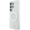 LACOSTE PC/Tpu Frosted Finish Gold Logo Magnetic Case For Samsung Galaxy S26 Ultra White - (LCHMS26LUFWAH)