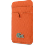 LACOSTE Pu Iconic Petit Pique Magsafe Wallet Orange - (LCWMSPLAO)