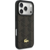 LACOSTE Pvc Blend Magsafe Case + Wallet For Iphone 17 Pro Brown - (LCHMBWP17LPBSMW)