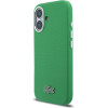 LACOSTE Pvc Iconic Petit Pique Metal Logo Magsafe Case For Iphone 16 Estragon Green - (LCFCMP16SPLAN)