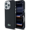 LACOSTE Pvc Iconic Petit Pique Metal Logo Magsafe Case For Iphone 16 Pro Black - (LCFCMP16LPLAK)