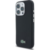 LACOSTE Pvc Iconic Petit Pique Metal Logo Magsafe Case For Iphone 16 Pro Black - (LCFCMP16LPLAK)