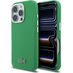 LACOSTE Pvc Iconic Petit Pique Metal Logo Magsafe Case For Iphone 16 Pro Estragon Green - (LCFCMP16LPLAN)