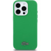LACOSTE Pvc Iconic Petit Pique Metal Logo Magsafe Case For Iphone 16 Pro Estragon Green - (LCFCMP16LPLAN)