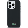 LACOSTE Pvc Iconic Petit Pique Metal Logo Magsafe Case For Iphone 16 Pro Max Black - (LCFCMP16XPLAK)