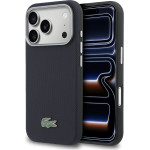 LACOSTE Pvc Petit Pique Semi Wrap Magsafe Case For Iphone 17 Pro Max Navy - (LCSCMP17XPLAV)