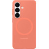 Samsung EF-ES942COe Silicone Magnet Cover For Galaxy S26 Coral Red - (EF-ES942COEGWW)