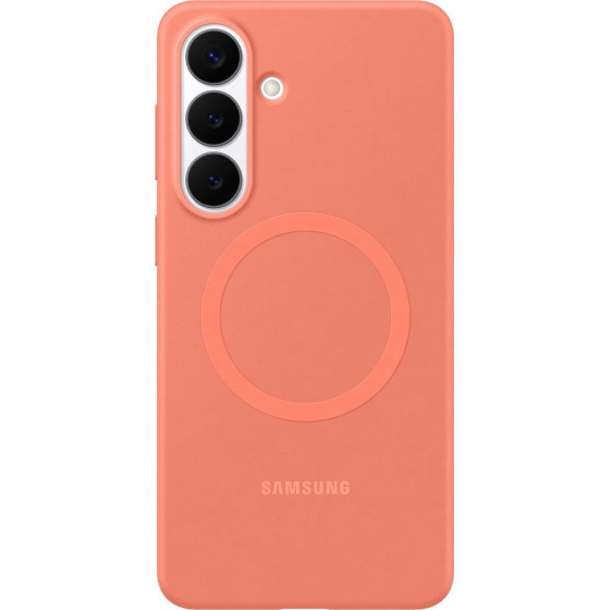 Samsung EF-ES947COe Silicone Magnet Cover For Galaxy S26+ Coral Red - (EF-ES947COEGWW)