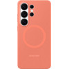 Samsung EF-ES948COe Silicone Magnet Cover For Galaxy S26 Ultra Coral Red - (EF-ES948COEGWW)