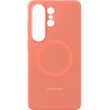 Samsung EF-ES948COe Silicone Magnet Cover For Galaxy S26 Ultra Coral Red - (EF-ES948COEGWW)