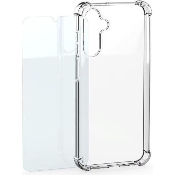Samsung GP-FPS942AE By Mobeen Clear Cover + Tempered Glass For Galaxy S26 Transparent - (GP-FPS942AEHTW)