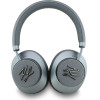 Karl Lagerfeld Headphones Grained Initials Bluetooth Anc Gray - (KLBHP73PSAKLSG)