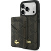 LACOSTE Case + Wallet Set Pvc Blend Magsafe For Iphone 17 Pro Max Brown - (LCHMBWP17XPBSMW)
