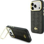 LACOSTE Case Pvc Blend Stand For Iphone 17 Pro Brown - (LCHMP17LPCBSMW)