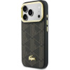 LACOSTE Case Pvc Blend Stand For Iphone 17 Pro Brown - (LCHMP17LPCBSMW)