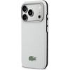 LACOSTE Case Semi Wrap Petit Pique Magsafe For Iphone 17 Pro Light Grey - (LCSCMP17LPLAG)