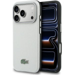 LACOSTE Case Semi Wrap Petit Pique Magsafe For Iphone 17 Pro Max Light Grey - (LCSCMP17XPLAG)