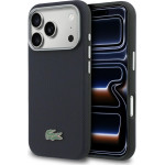 LACOSTE Case Semi Wrap Petit Pique Magsafe For Iphone 17 Pro Navy Blue - (LCSCMP17LPLAV)