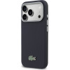 LACOSTE Case Semi Wrap Petit Pique Magsafe For Iphone 17 Pro Navy Blue - (LCSCMP17LPLAV)