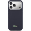 LACOSTE Case Semi Wrap Petit Pique Magsafe For Iphone 17 Pro Navy Blue - (LCSCMP17LPLAV)