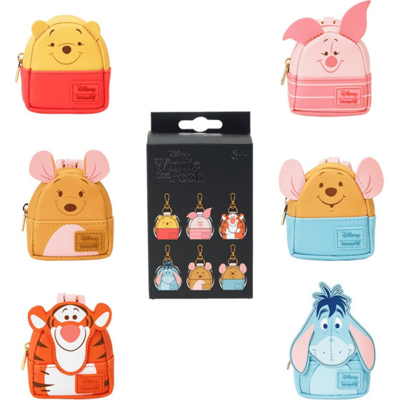 Loungefly Disney: Winnie The Pooh - Mystery Box Mini Backpacks Bag Charm-Ea (WDK0783-EA)