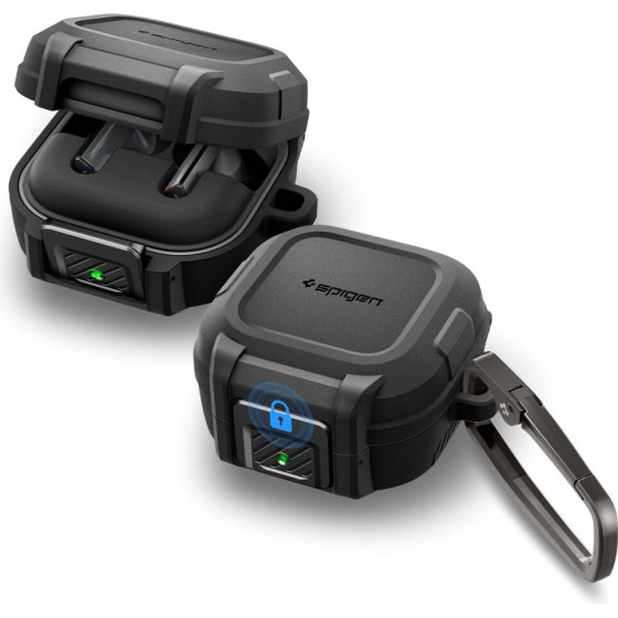 Spigen Lock Fit Samsung Galaxy Buds 4 / 4 Pro Matte Black - (ACS11202)