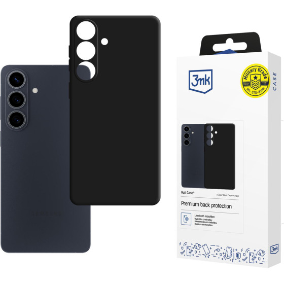 3MK Protection 3MK Matt Case For Samsung Galaxy S26+ - Matte Black - (W-3MatCas-SGS26P-0)