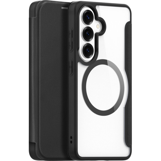 Dux Ducis Skin X Pro Magsafe Compatible Wallet Case For Samsung Galaxy S26+ - Black - (Skin X Pro S26 Plus Black)