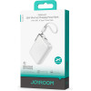 Joyroom JR-PBF27 Pro 10000mAh 30W Power Bank With Built-In USB-C Cable And Additional Bidirectional USB-C To Lightning Cable - White - (JR-PBF27 Pro white)