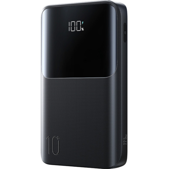 Joyroom JR-QP191 Star Series Mini 10000mAh 22.5W Powerbank With Digital Display - Black - (JR-QP191 Mini black)