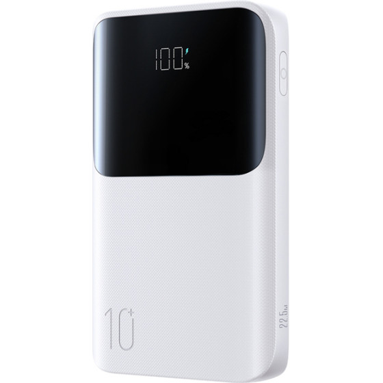 Joyroom JR-QP191 Star Series Mini 10000mAh 22.5W Powerbank With Digital Display - White - (JR-QP191 Mini white)