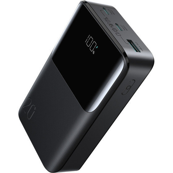 Joyroom JR-QP192 Star Series Mini 20000mAh 22.5W Powerbank With Digital Display - Black - (JR-QP192 Mini)