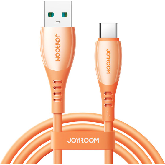 Joyroom S-A59 Vibrant Series 3A USB-A - USB-C Cable 1.2m - Orange - (S-A59 A-C 3A 1.2m orange)