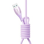 Joyroom S-A59 Vibrant Series 3A USB-A - USB-C Cable 1.2m - Purple - (S-A59 A-C 3A 1.2m purple)